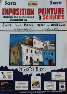 peintre pays basque exposition peinture sare 2022 - 1